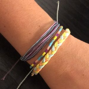 Pura Vida bracelets- set of 3